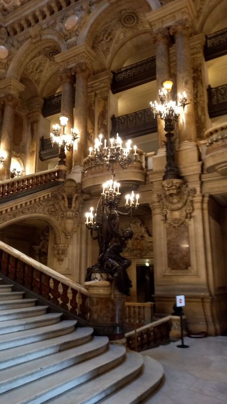 Treppenhaus in der Oper Garnier