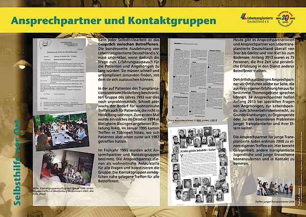 Ansprechpartner und Kontaktgruppen 1