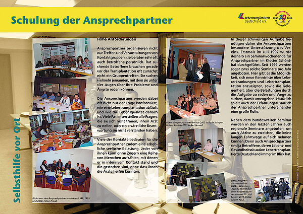 Schulung der Ansprechpartner