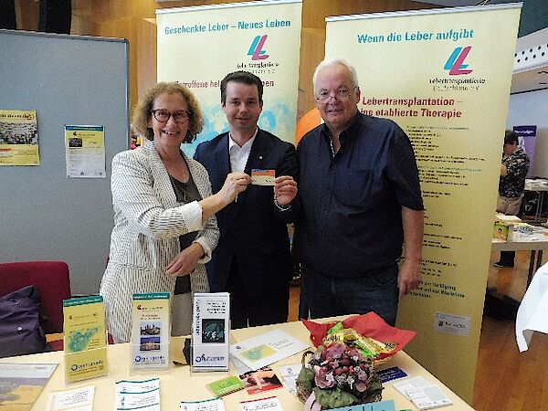 Mariele Höhn, Andreas Hofmeister und Georg Minde