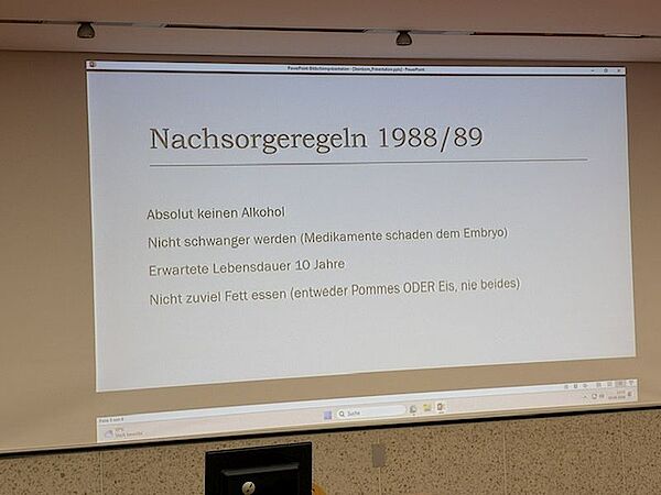 Alte Nachsorgeregeln aus den Jahren 1988/89