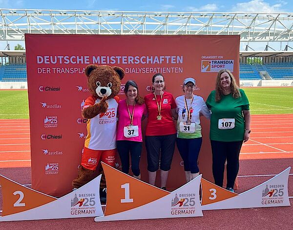 4. Platz beim Kugelstoßen